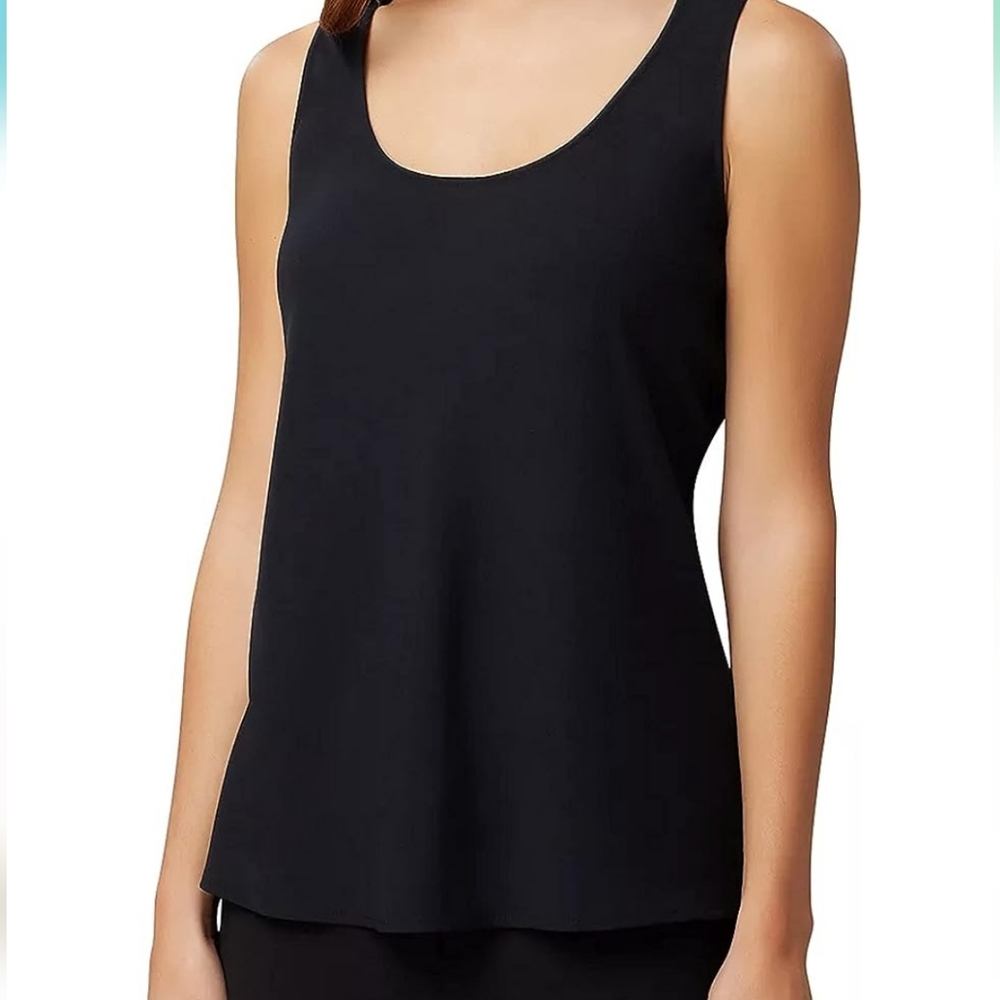 Tahari ASL Women Georgette Tank Top Suit Shell Size Small